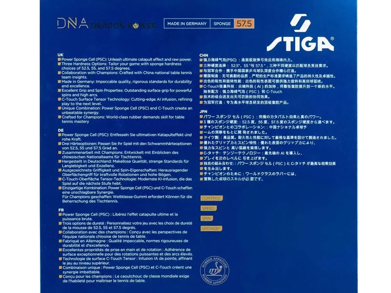 STIGA DNA Dragon Power 57.5-2