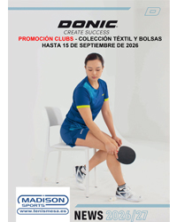 DONIC Coleccion Textil 2026-27 PROMO