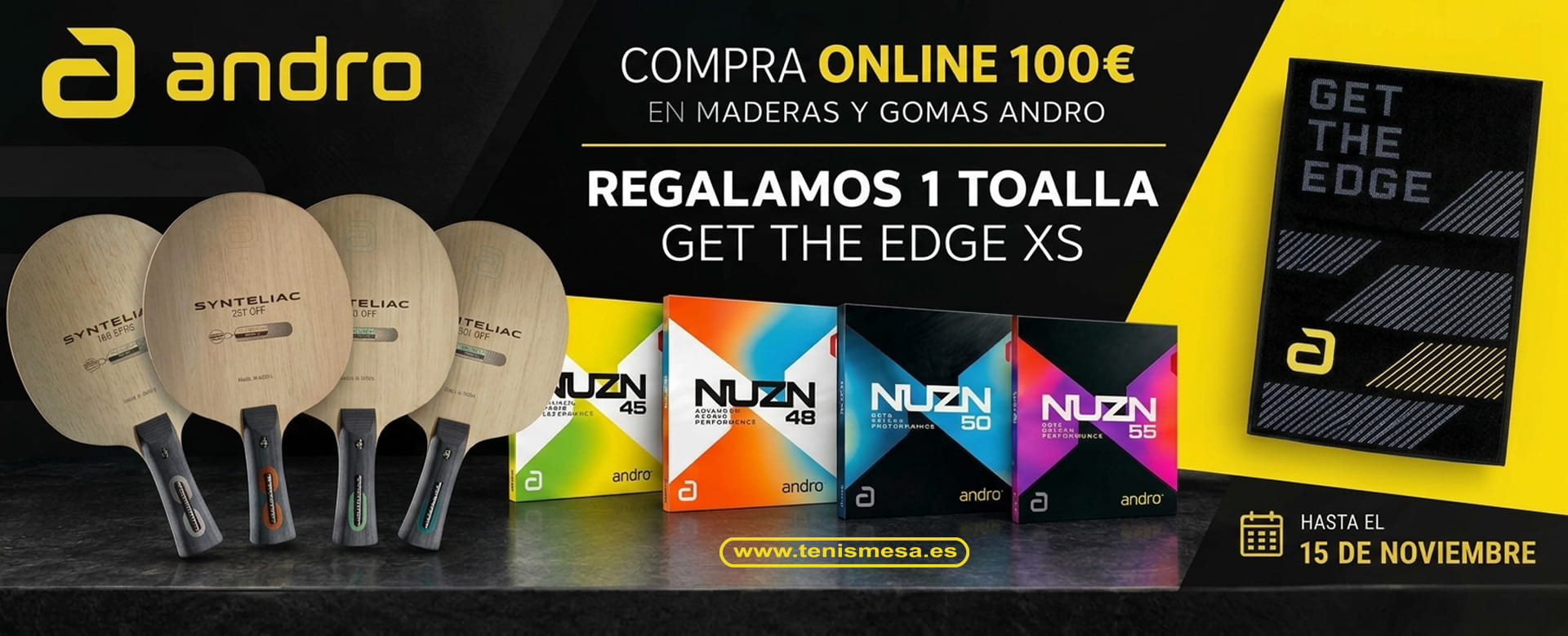 Slide ANDRO Toalla Get The Edge XS PROMO