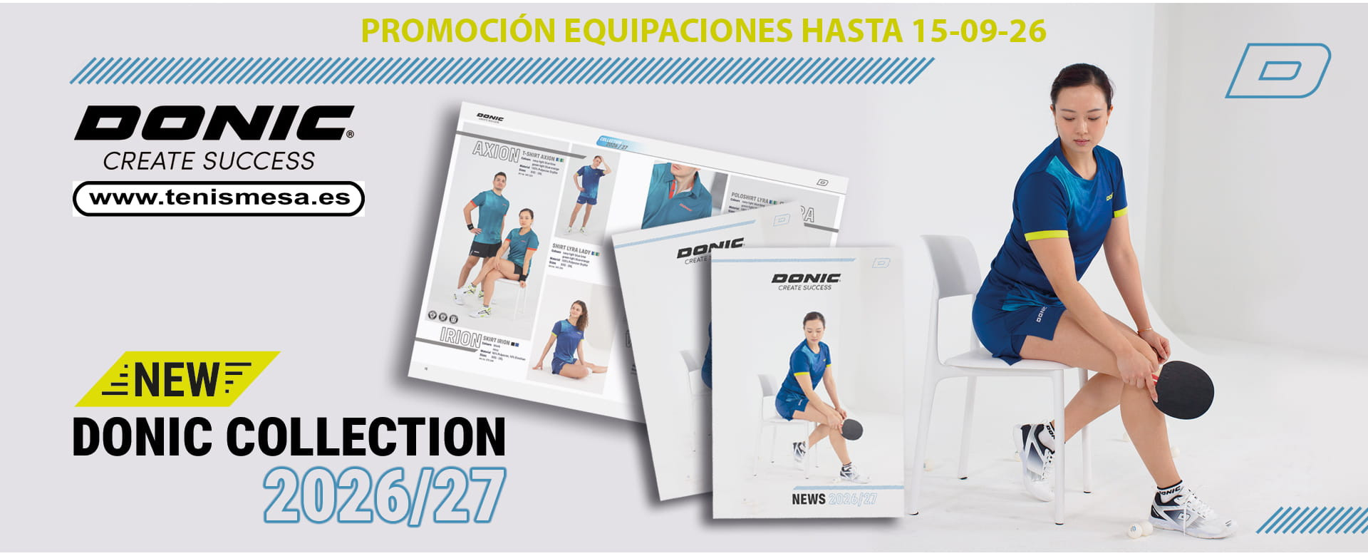 Slide DONIC Textiles Promo